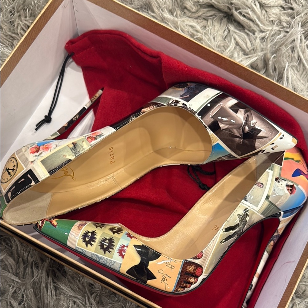 Christian Louboutin Patent Collage So Kate - Picture 1 of 6